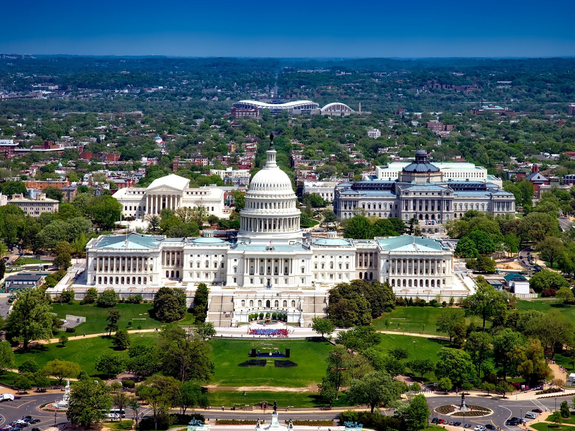 Blick auf Washington D.C.