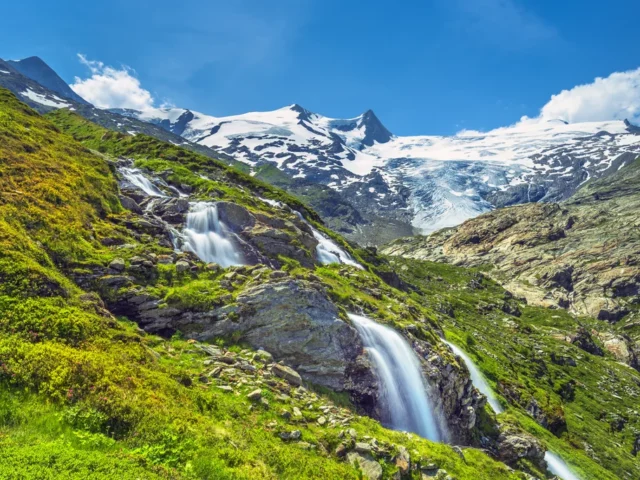 Wasserfall in den Hohen Tauern