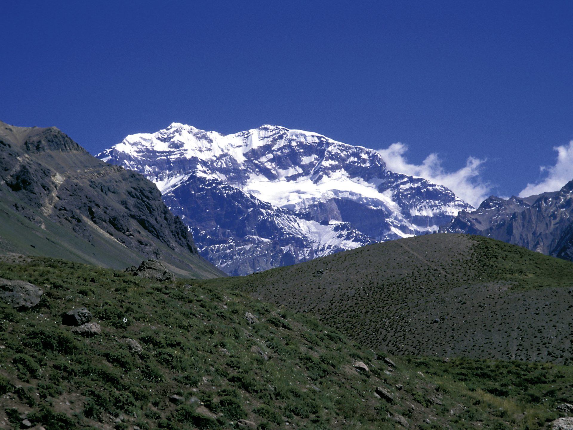 Der Berg in Sichtweite