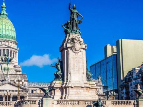 Congressional Plaza in Buenos Aires