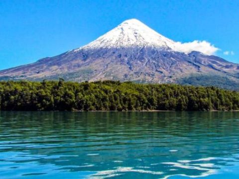 Blick auf den Vulkan Osorno