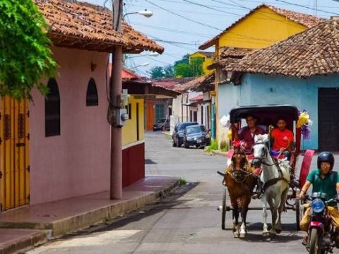 Straßenszene in Nicaragua