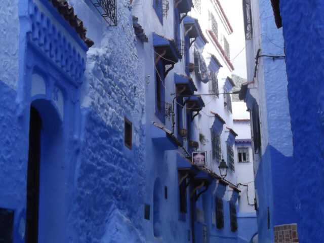 Altstadtgasse in Chefchaouen