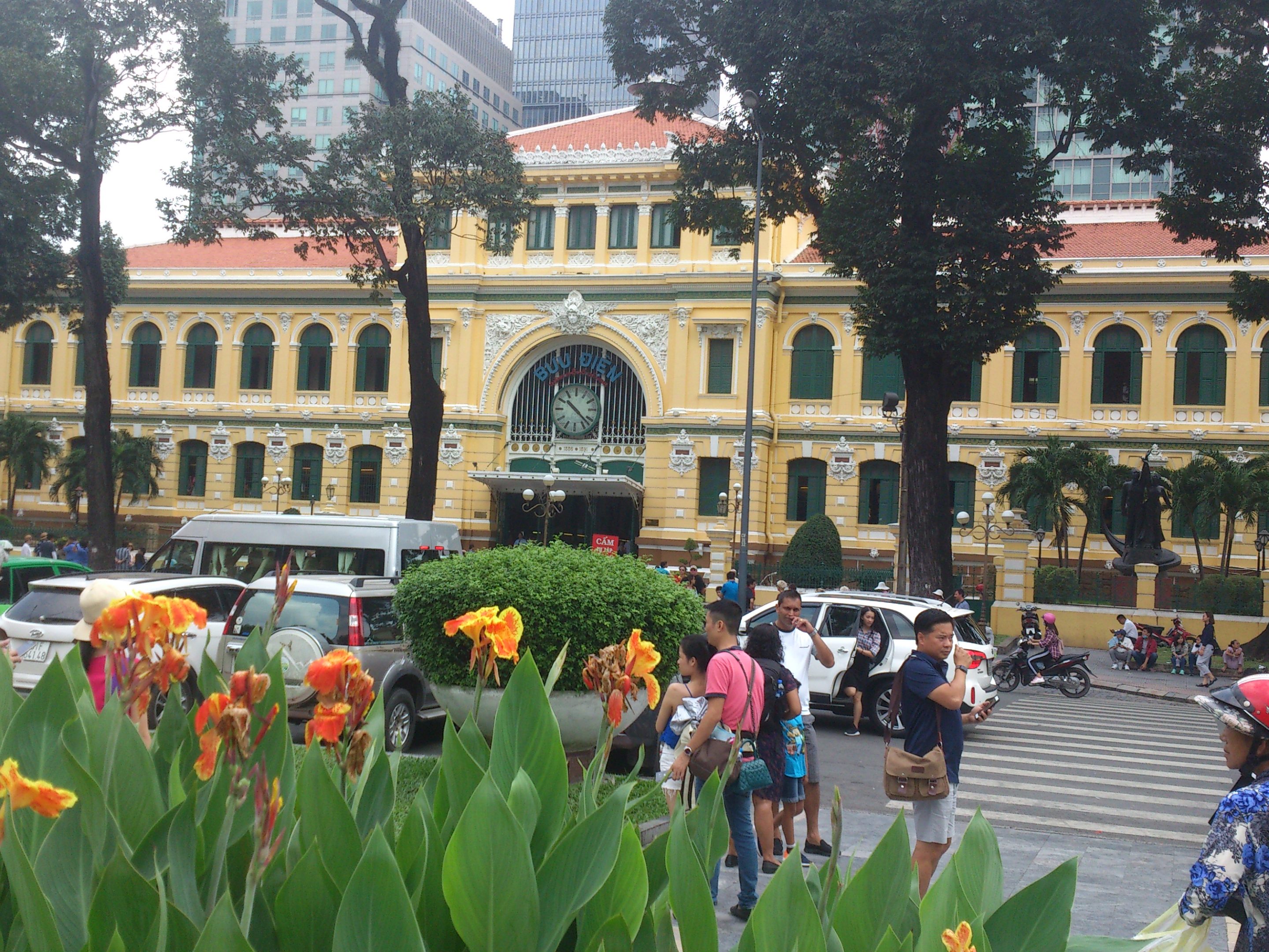 Koloniales Erbe in Saigon: das alte Postamt