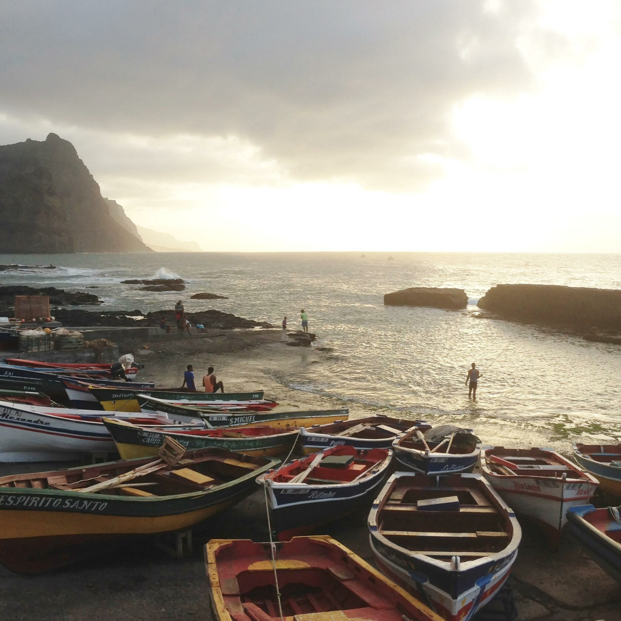 Fischerboote in Ponta do Sol