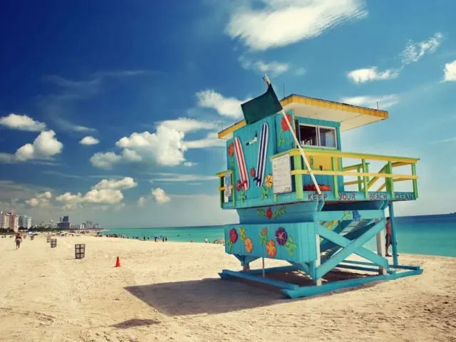 Strandszene in Florida