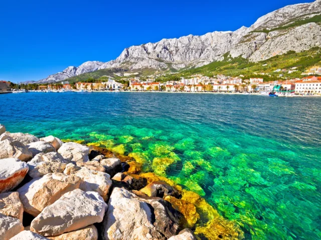 Blick auf Makarska