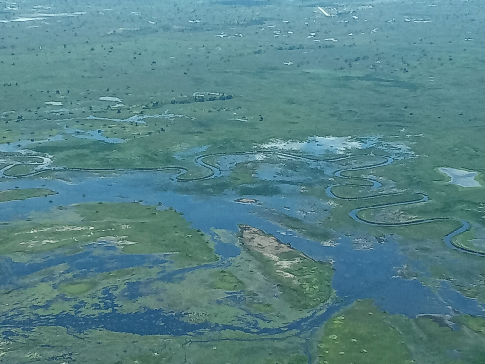 Das Delta aus der Luft