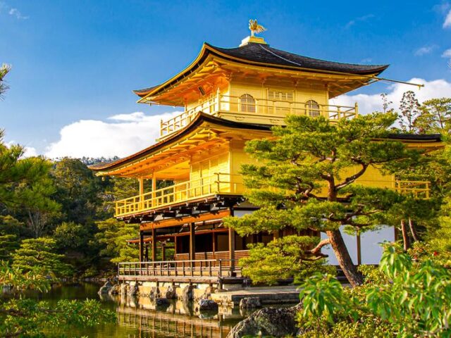 Der goldene Pavillion in Kyoto