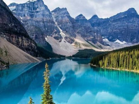 Lake Moraine im Banff Nationalpark