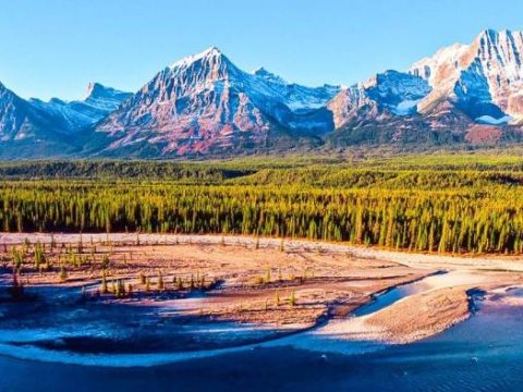 Die kanadischen Rocky Mountains