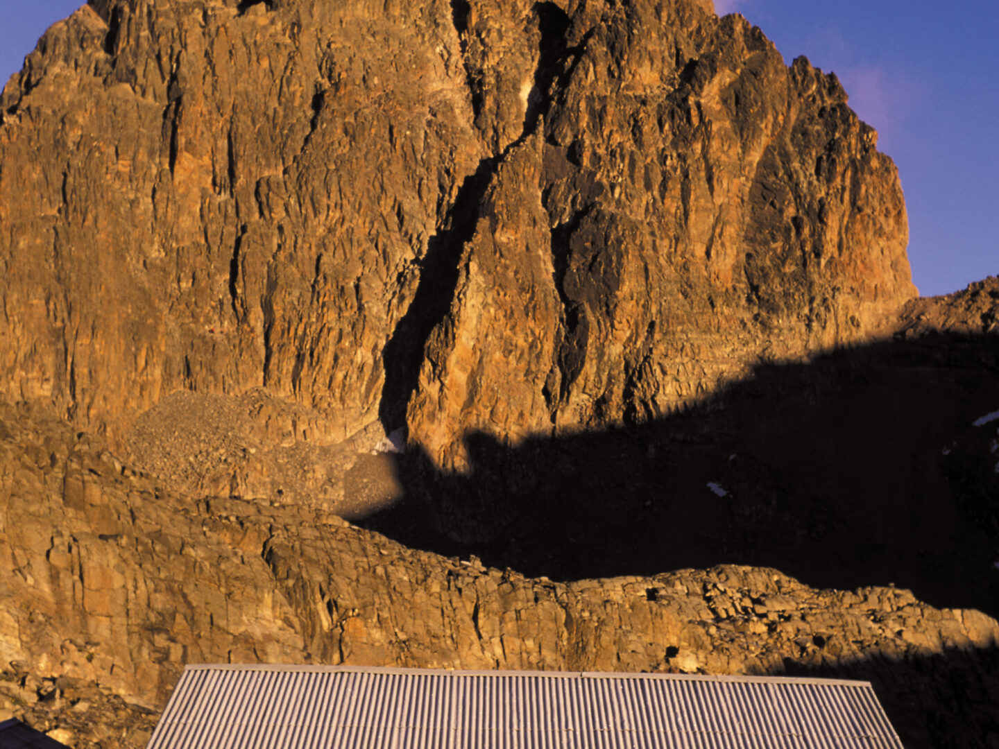 Berghütte am Mt. Kenya