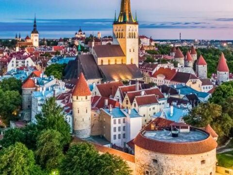 Tallinn im Abendlicht