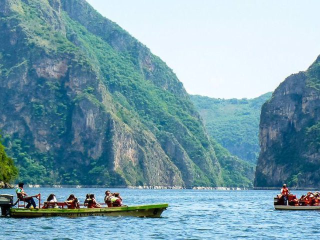 Bootsfahrt auf dem Río Grijalva