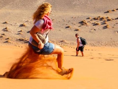 Dünenlauf im Sossusvlei