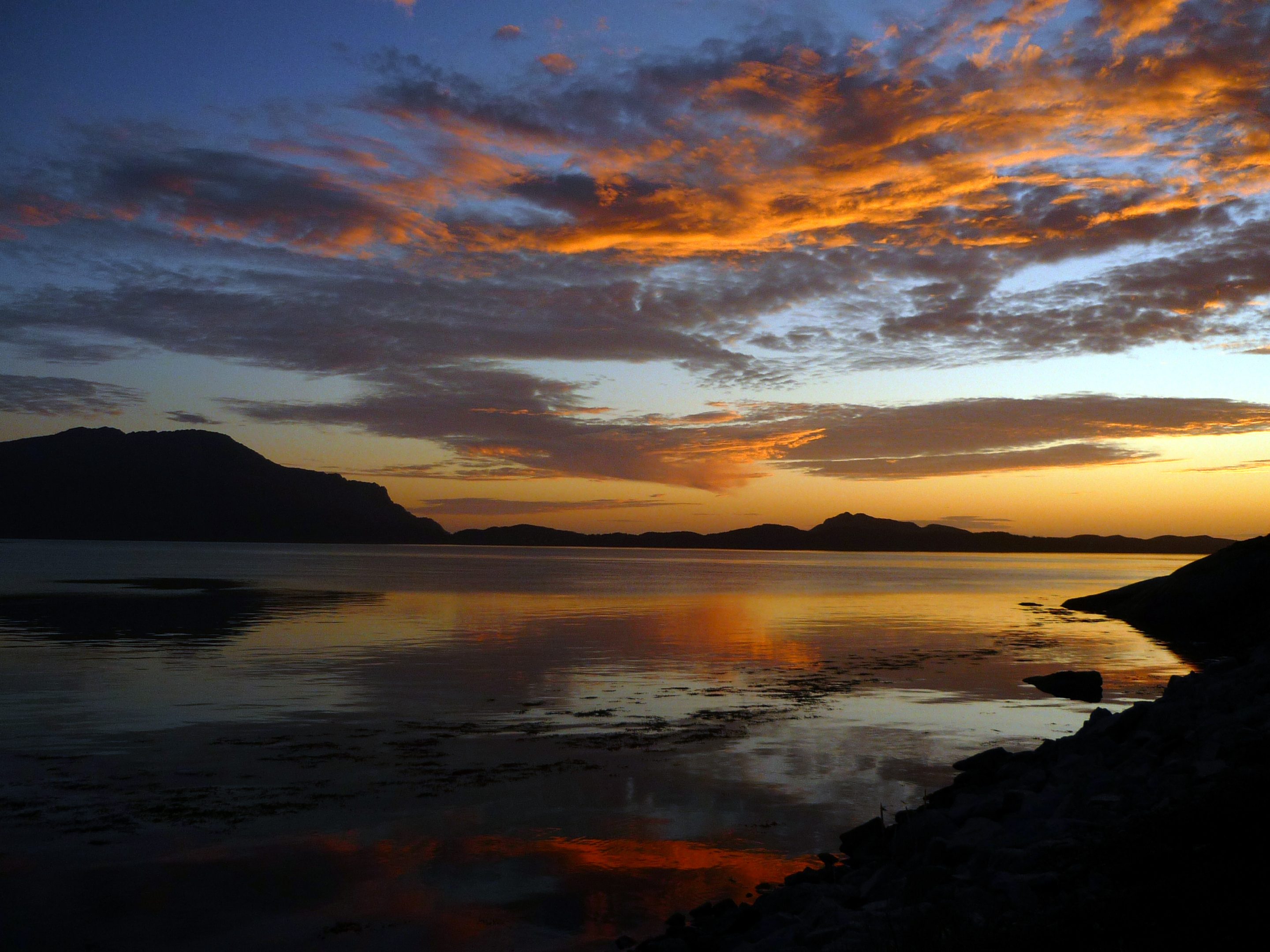 Sonnenuntergang auf den Lofoten