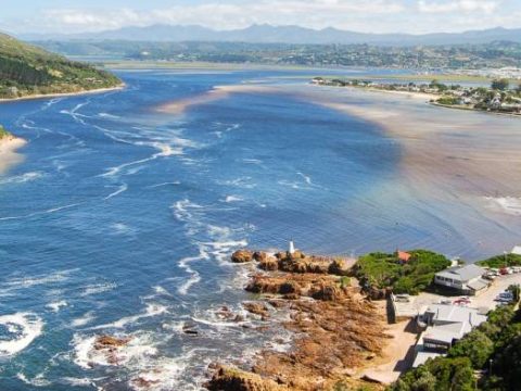 Blick auf die Bucht von Knysna