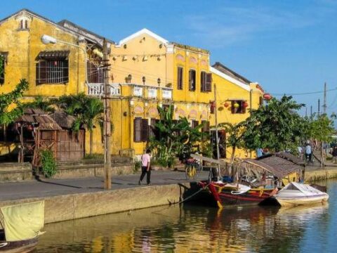 Am Flussufer in Hoi An