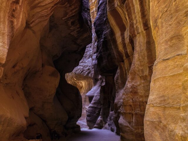 Der "Siq" in Petra