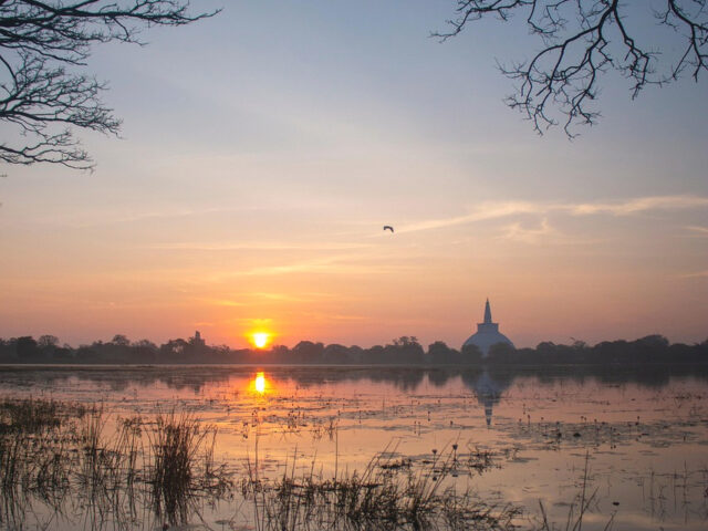 Anuradhapura am Abend