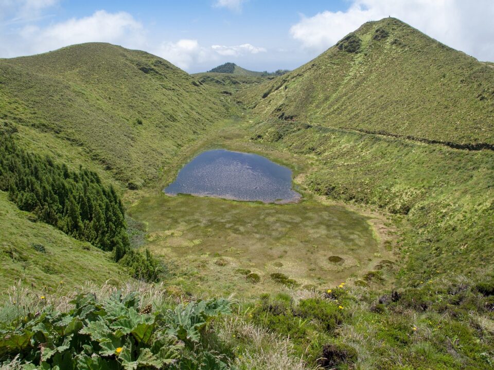 Caldera mit Lagune
