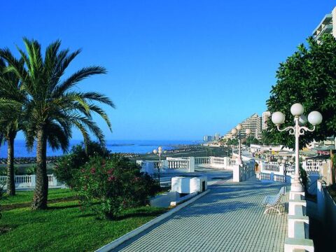 Blick auf Málaga