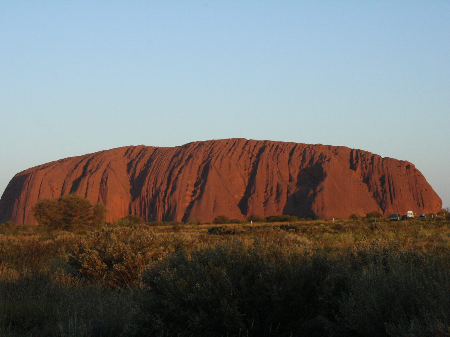 Blick auf den Uluru