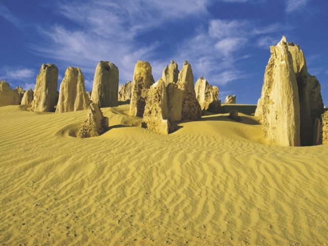 Sandsteinformation "The Pinnacles"