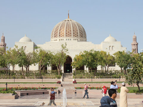 Die Große Moschee in Muscat