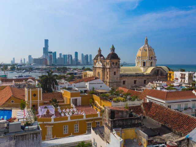 Blick auf Cartagena