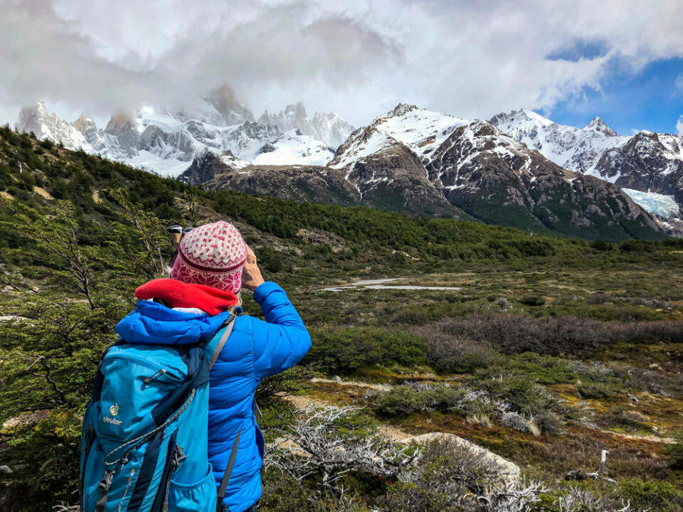 Blick auf das Fitz Roy-Massiv