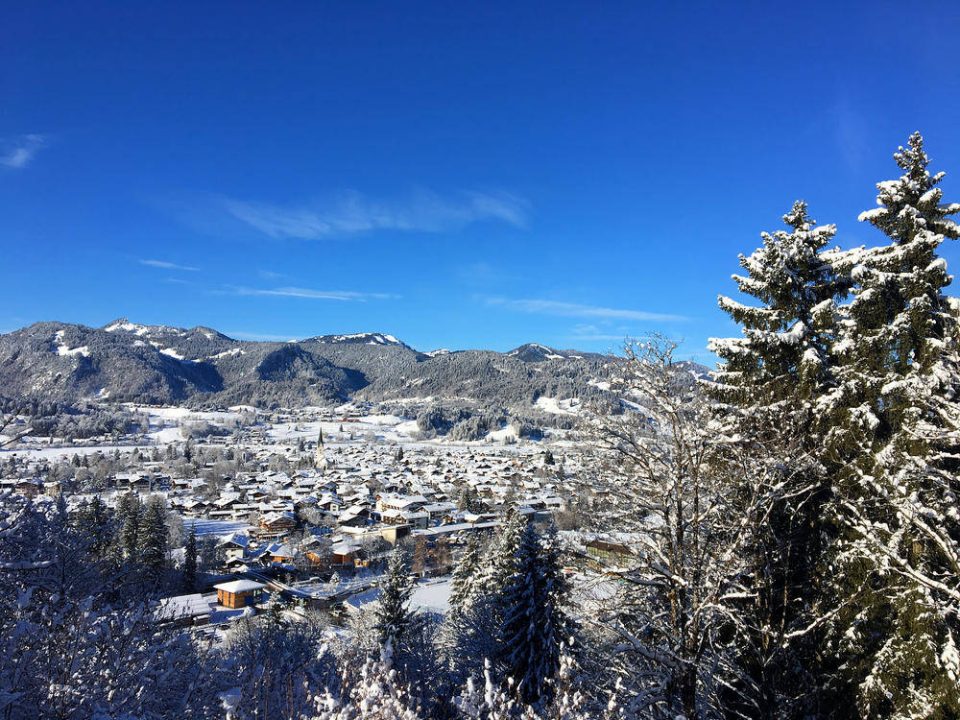 Blick auf Oberstdorf