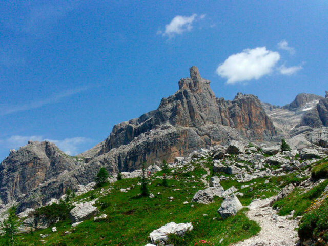 Bergspitze in den Brenta-Dolomiten