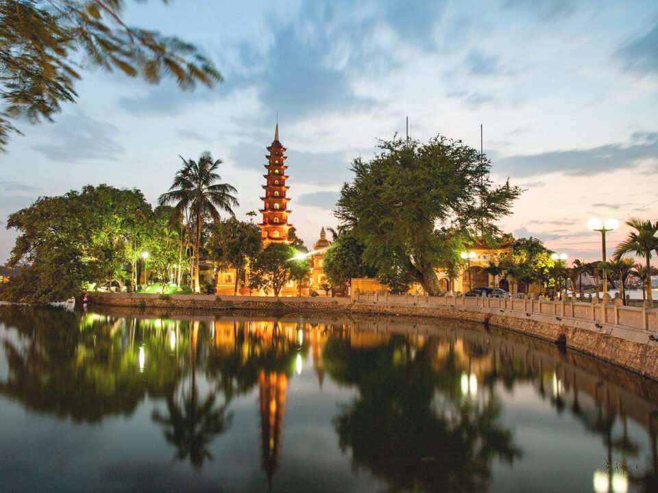 Hanoi am Abend