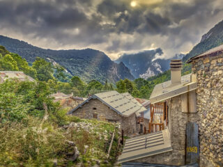 Ausblick auf die Berge