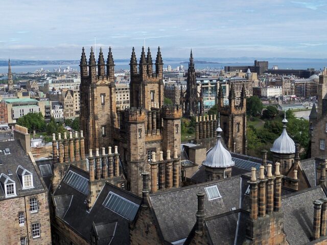 Blick auf Edinburgh