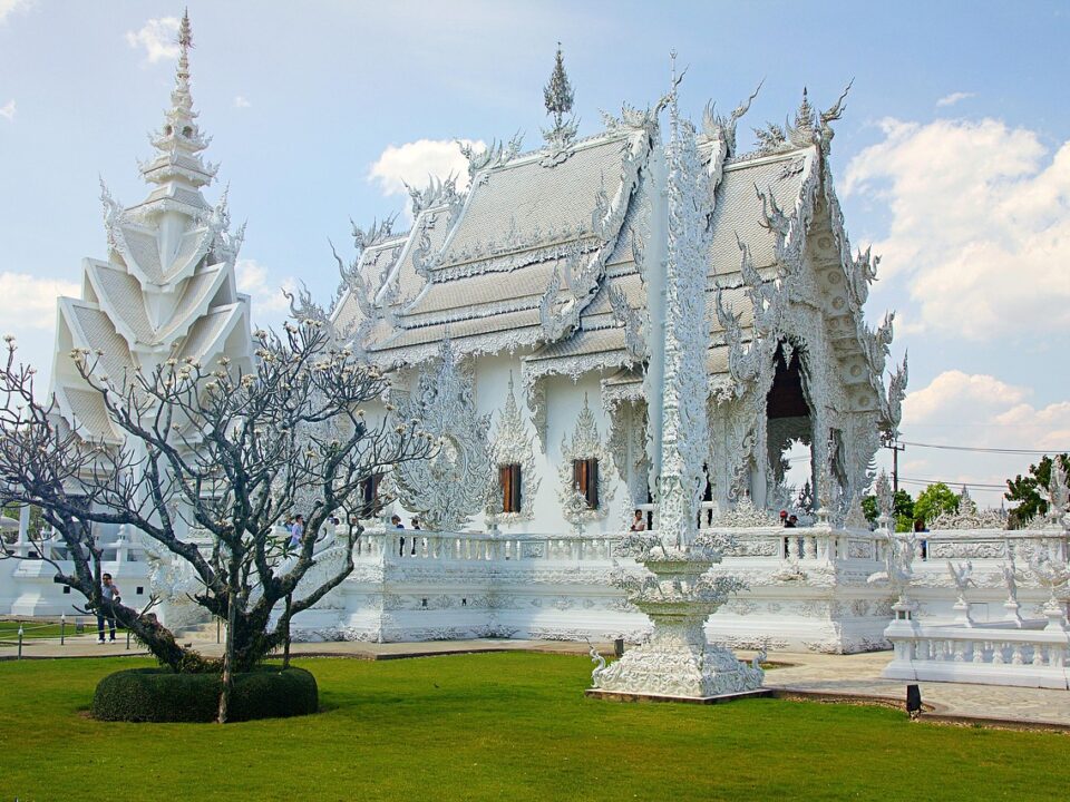Weißer Tempel in Chiang Rai