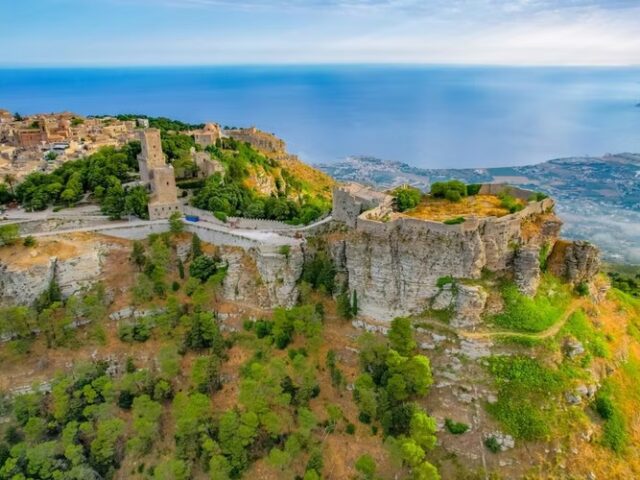 Blick auf Erice