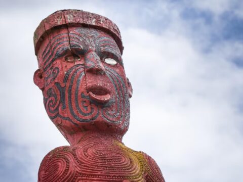 Maori-Statue