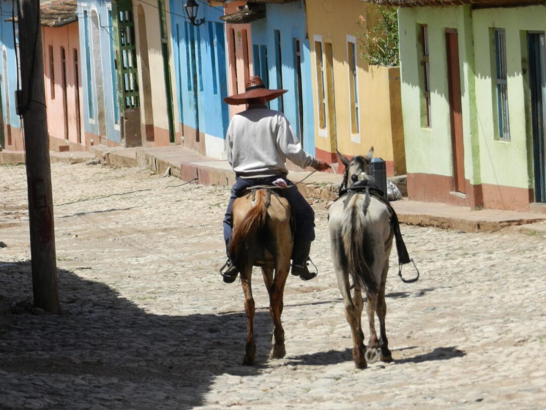 Straßenszene in Trinidad