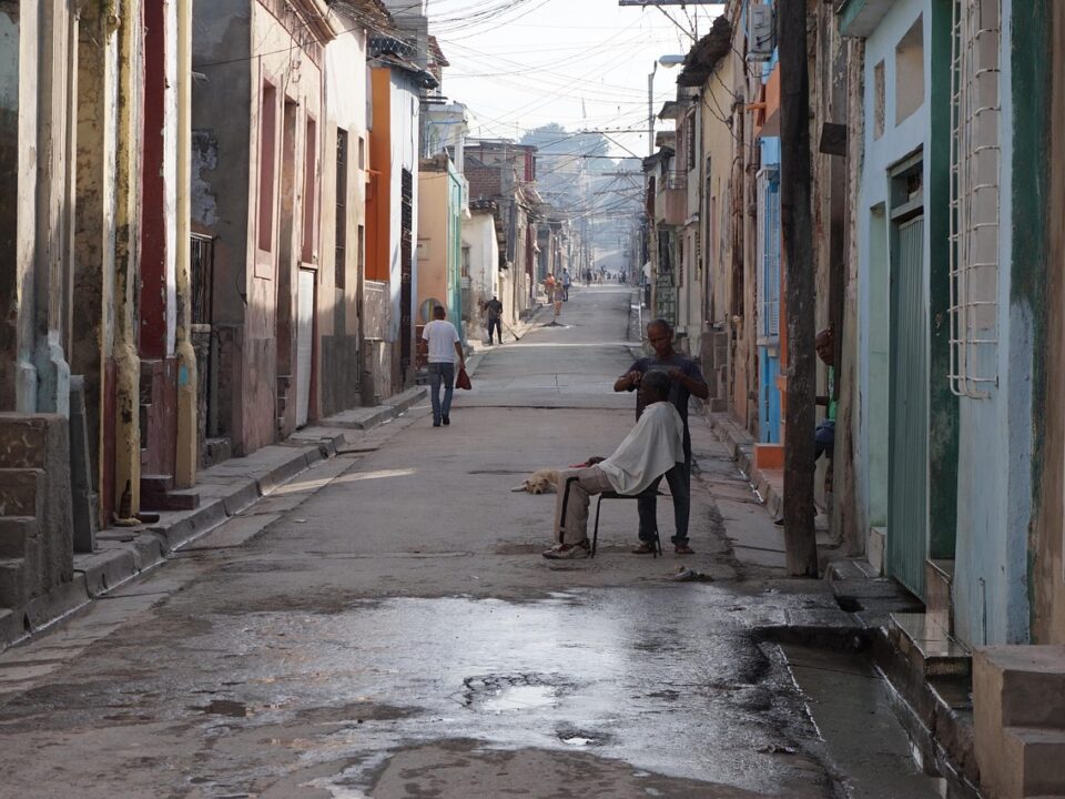 Gasse in Santiago de Cuba