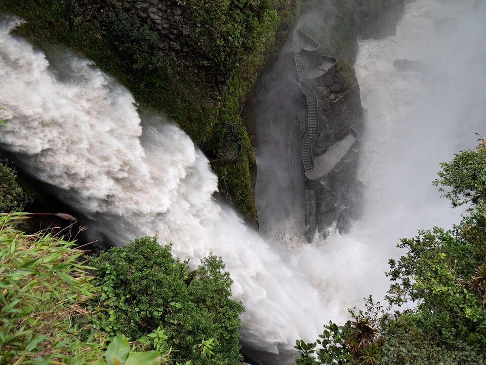 Wasserfall in Ecuador