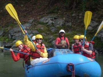 Jubel beim Rafting