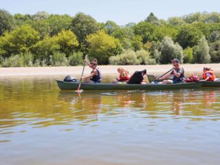Im Familien-Kajak unterwegs
