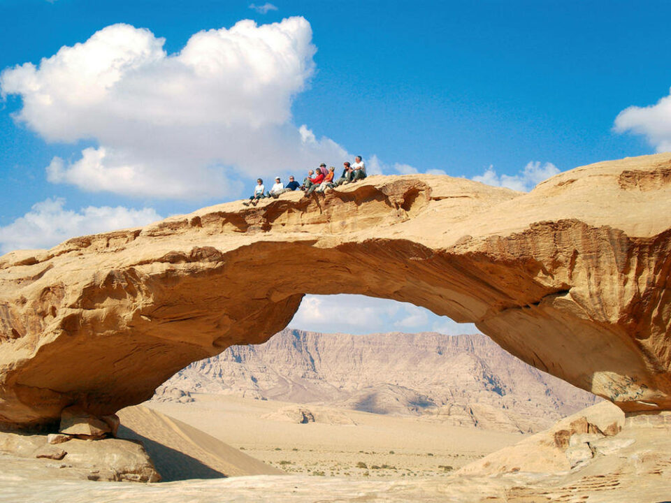 Felsbrücke im Wadi Rum