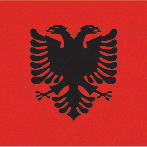 Flagge von Albanien