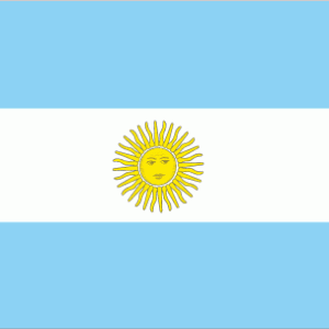 Flagge von Argentinien