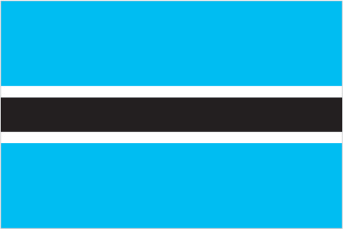 Flagge von Botswana