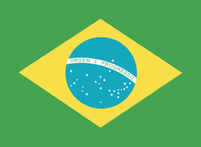 Flagge von Brasilien