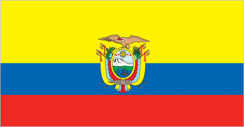 Flagge von Ecuador